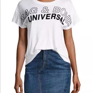 Rag & Bone white universal crewneck t shirt